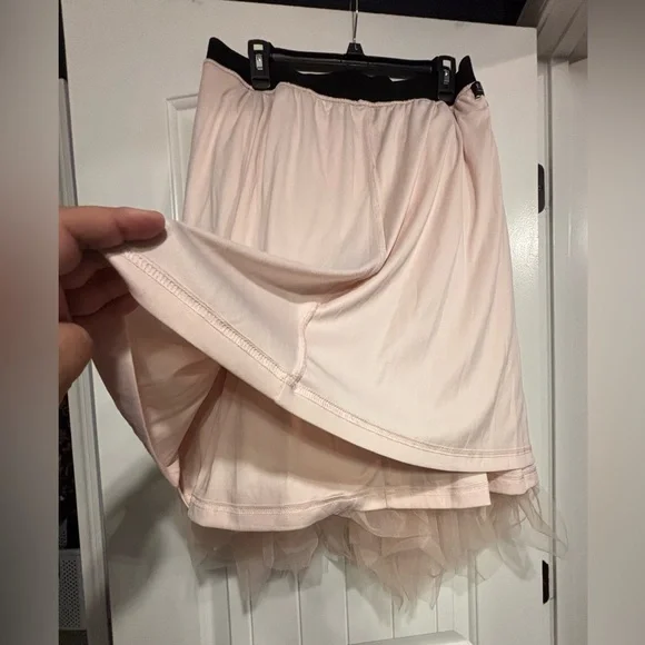 Eloquii Studio-Romantic Fun Black waistband Light Pink Layered Tulle Skirt, 14 - Picture 3 of 5